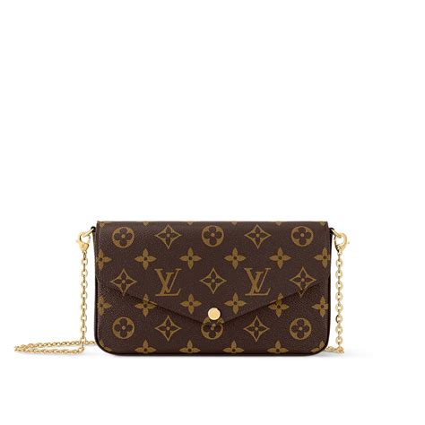 felicie pochette monogram empreinte leather